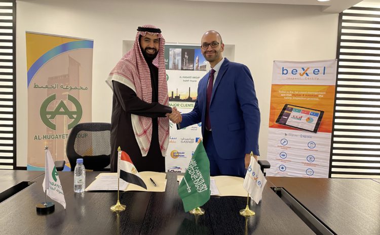 AL- HUGAYET & beXel signed a partnership beXel Inspection Software