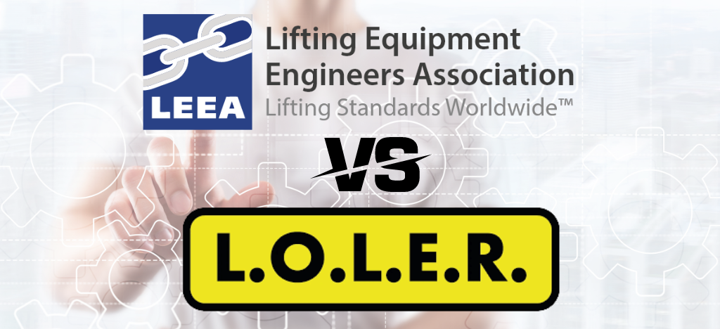  The difference between LEEA standards and LOLER standards.